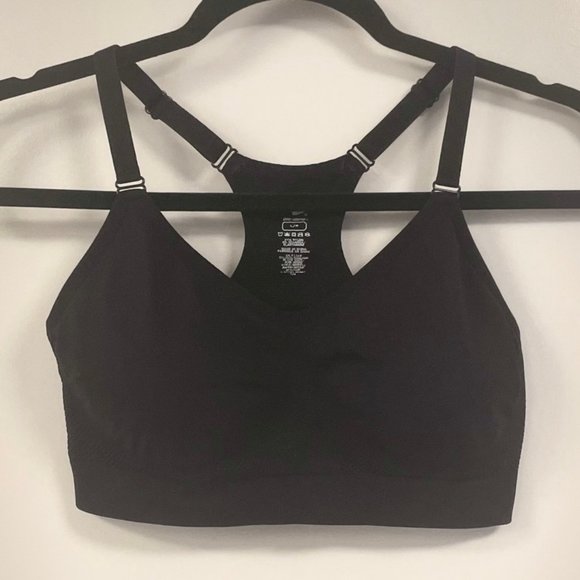ATHLETIC WORKS - Black / Sports Bra / Large - Picture 1 of 6
